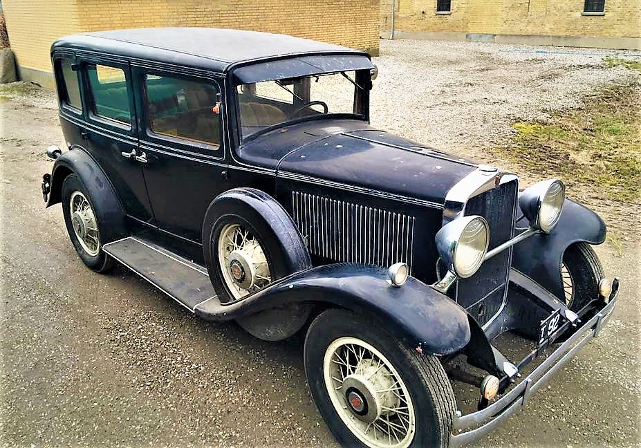 1931 Hupmobile New Century Model “S”, dansk bil fra ny!
